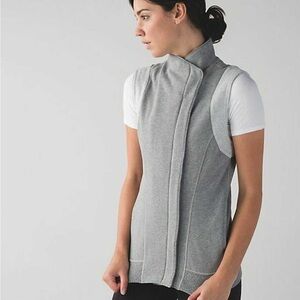 Lululemon Athletica Light Gray Sleeveless Vest